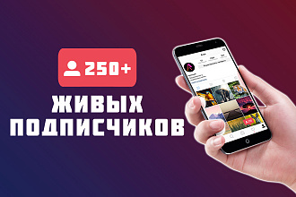 250 живых подписчиков в Instagram с гарантией
