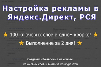 Настройка рекламы в Яндекс Директ, РСЯ