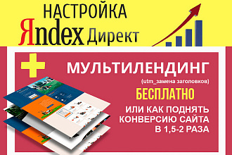 Профессиональная настройка Яндекс Директа с мультилендингом