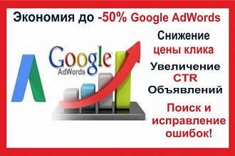Снижение расхода до 50% для рекламной кампании в Google AdWords