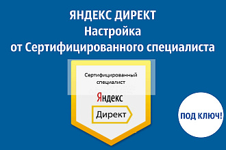 Яндекс директ. Настройка от сертифицированного Контекстолога под ключ