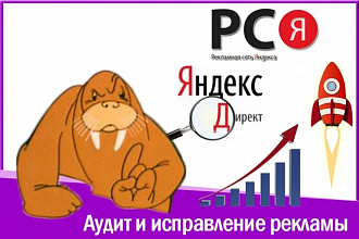 Профессиональный аудит и исправление рекламы в Яндекс Директ и РСЯ